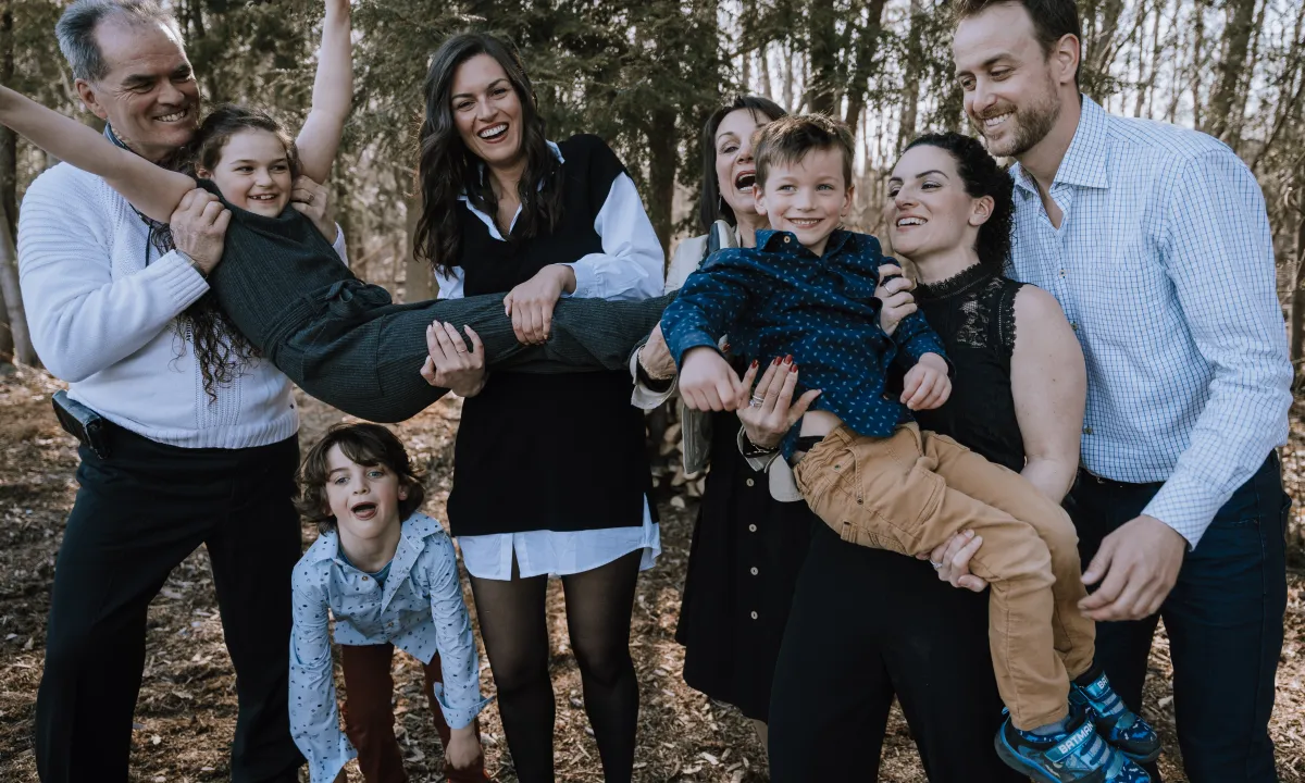 Photoshoot de groupe dans les Laurentides